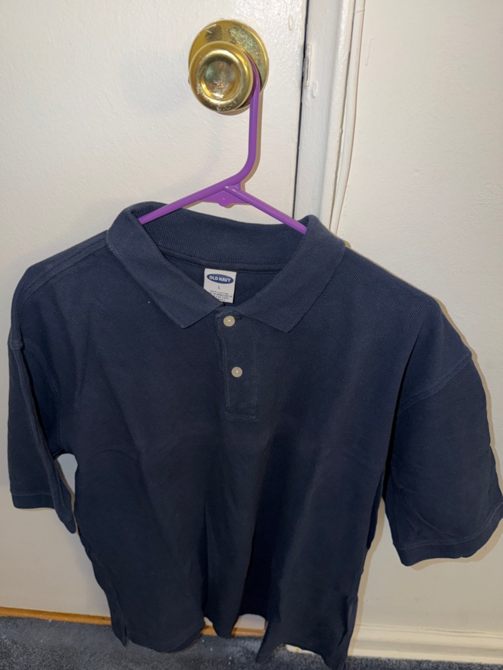 Old Navy Men's Dark Navy Polo Shirt